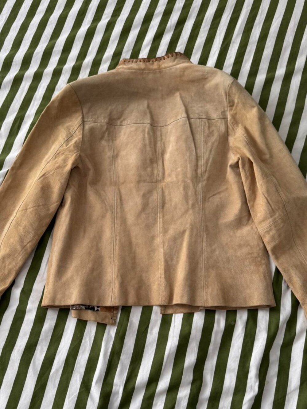 Vintage Suede Western Jacket with Fringe - Picture 3 of 7